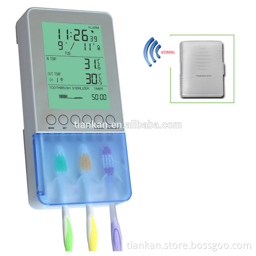 TB2030 high quality toothbrush sanitizer with weather station